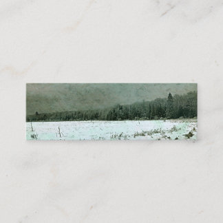 Mini Business Card - Winter Landscape -