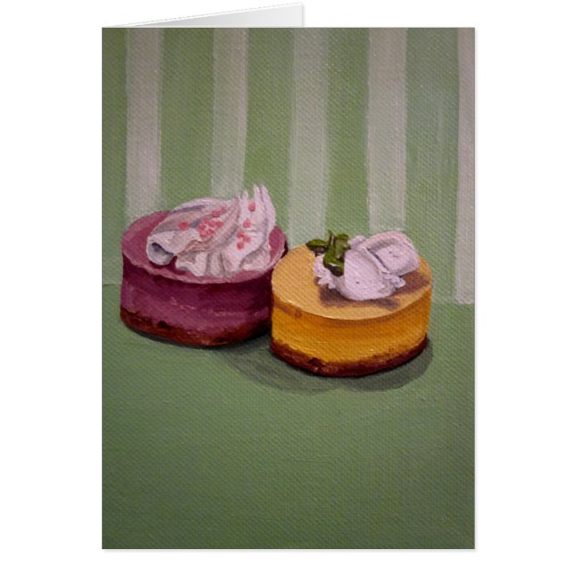 Mini Cakes card (Front)