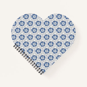 Mini Camellia Bliss Blue Notebook