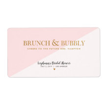 Mini Champagne Label Brunch & Bubbly Bridal Shower
