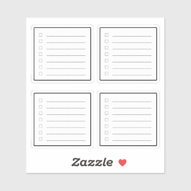 Mini Checklist Planner (Sheet)