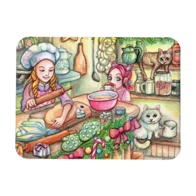Mini Chef in the Kitchen Magnet (Horizontal)