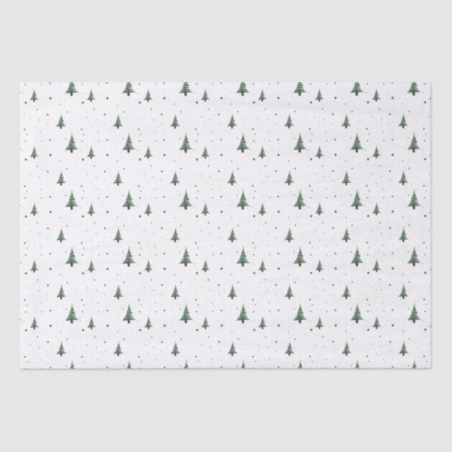 Mini-Christmas Tree Tissue Paper (Front)