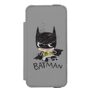 Mini Classic Batman Sketch Incipio Watson™ iPhone 5 Wallet Case