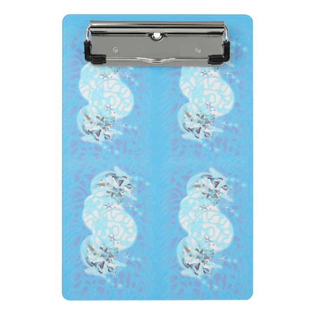 Mini Clipboard Abstract Art Wind  (Front)