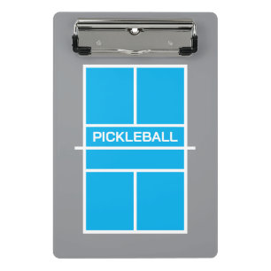 Mini clipboard for pickleball sports coach