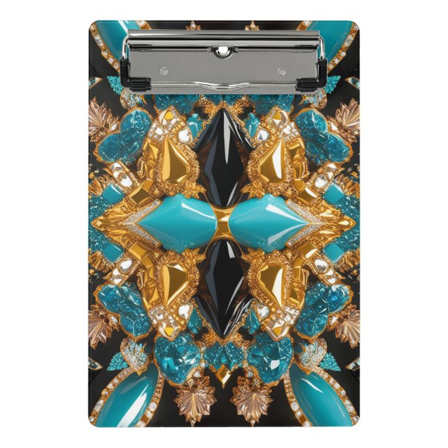 Mini clipboard with Bahamas Colours (Front)