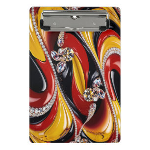 Mini clipboard with Belgian Colours