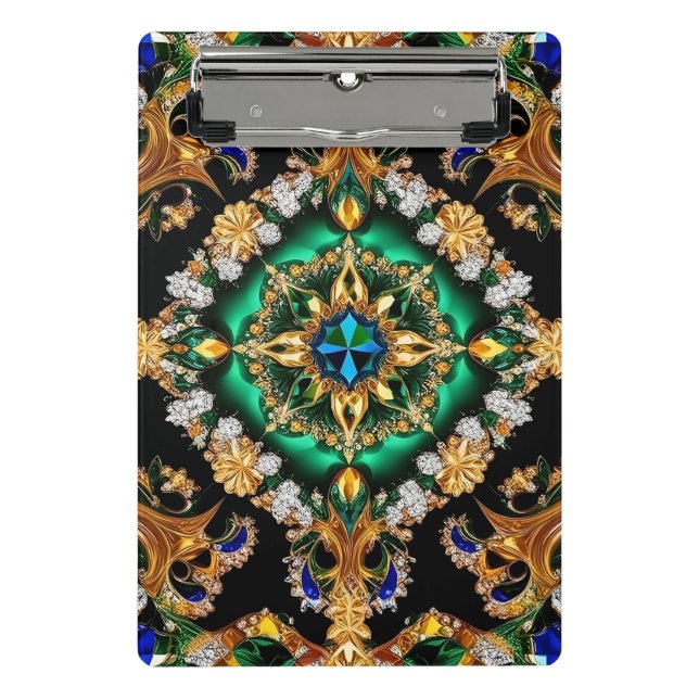 Mini clipboard with Brazilian Colours (Front)