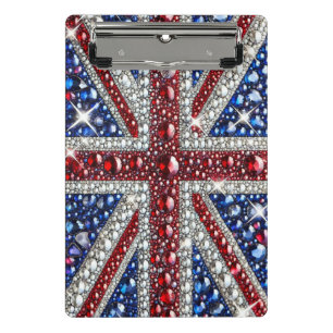 Mini clipboard with British Colours