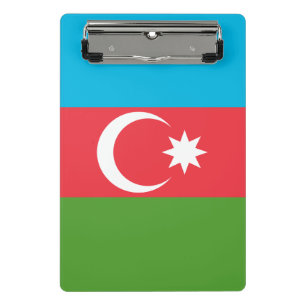 Mini clipboard with flag of Azerbaijan