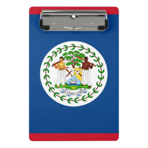 Mini clipboard with flag of Belise
