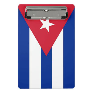 Mini clipboard with flag of Cuba