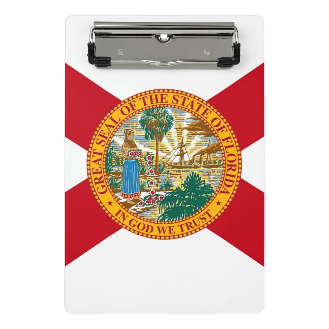 Mini clipboard with flag of Florida, USA (Front)