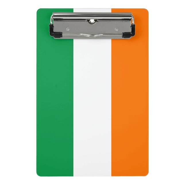 Mini clipboard with flag of Ireland (Front)