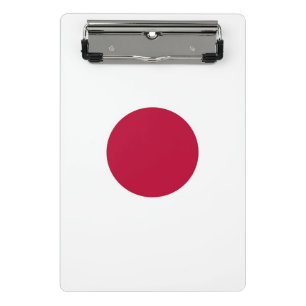 Mini clipboard with flag of Japan