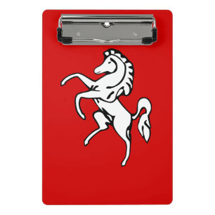 Mini clipboard with flag of Kent County, England