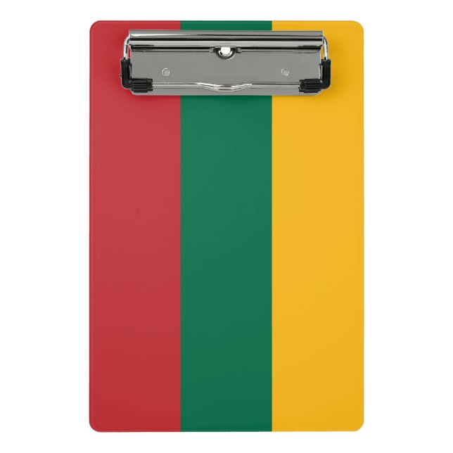 Mini clipboard with flag of Lithuania (Front)