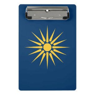 Mini clipboard with flag of Macedonia, Greece