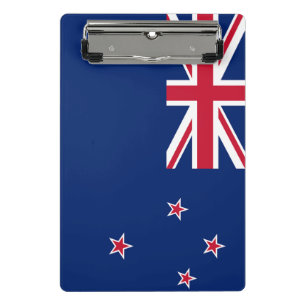 Mini clipboard with flag of New Zealand
