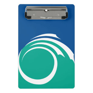 Mini clipboard with flag of Ottawa, Canada