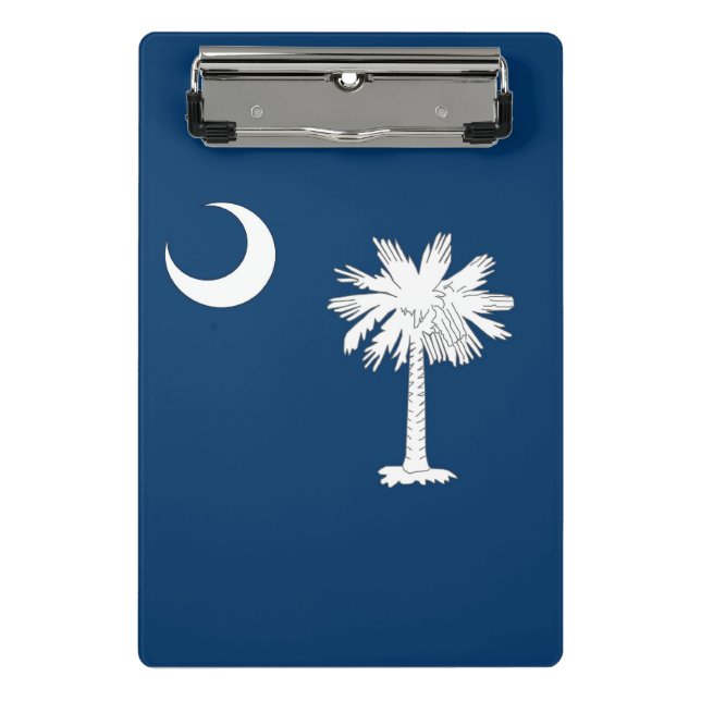 Mini clipboard with flag of South Carolina, USA (Front)