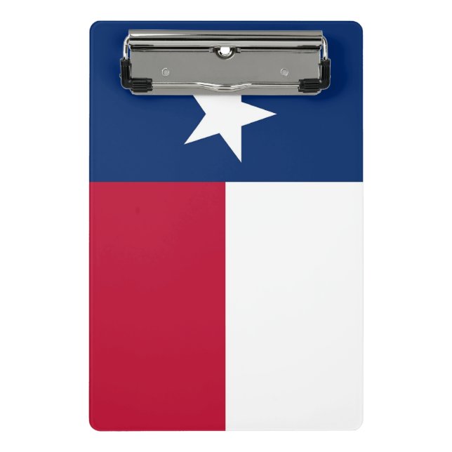Mini clipboard with flag of Texas, USA (Front)