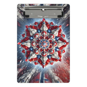 Mini clipboard with Norway Colours