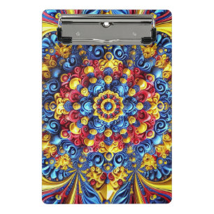 Mini clipboard with Romanian Colours
