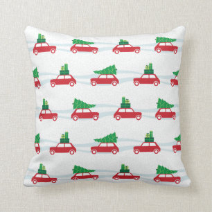 Mini Cooper Christmas Traffic Cushion