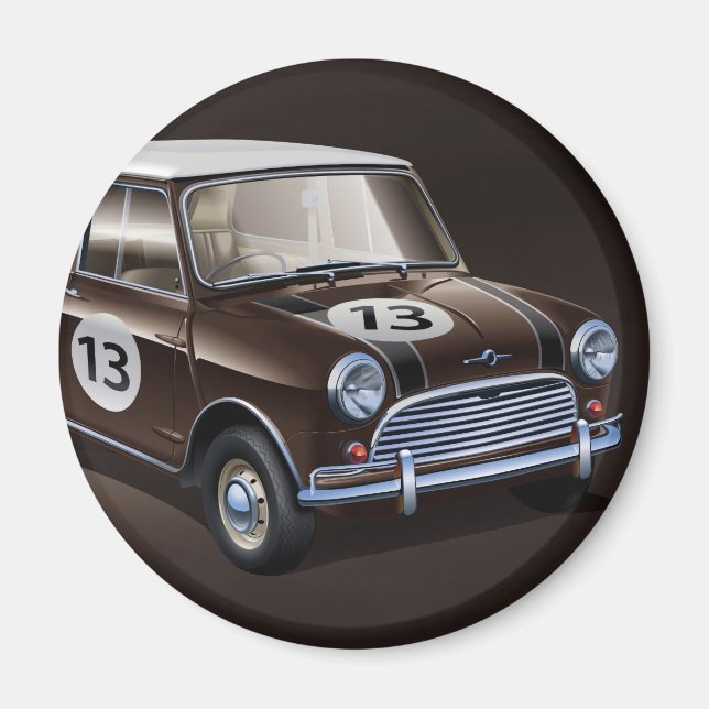 Mini Cooper S brown Magnet (Front)