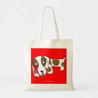 Mini Dachshund Budget Tote