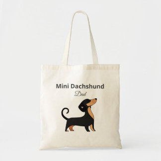 Mini Dachshund Dad Mug Gift for Dog Dad Tote Bag