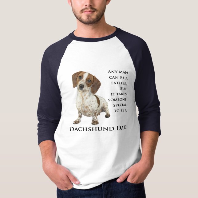 Mini Dachshund Dad T-Shirt (Front)