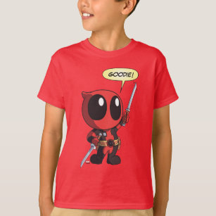 Mini Deadpool With Two Swords T-Shirt