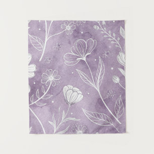 Mini Dreamy Floral Wall Tapestry – 34" x 40"