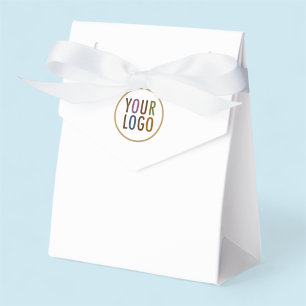 Mini Favour Gift Bag with Ribbon Custom Logo & Tex Box