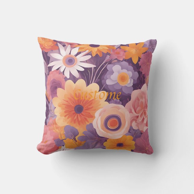 Mini Flower Garden on Your Pillow (Front)