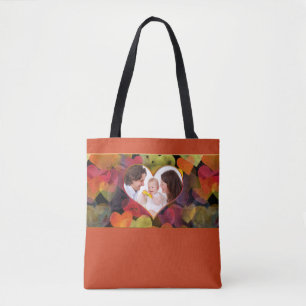 Mini Frame - Heart ART I + your Photo Tote Bag
