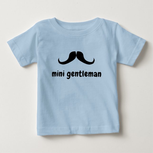 Mini gentleman Baby Romper Baby T-Shirt (Front)