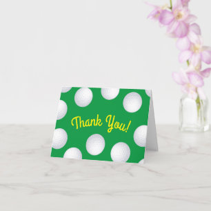 Mini Golf Balls Birthday Party Kids Sports Card