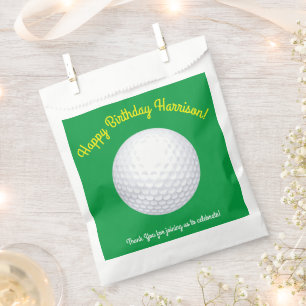 Mini Golf Balls Birthday Party Kids Sports Favour Bag