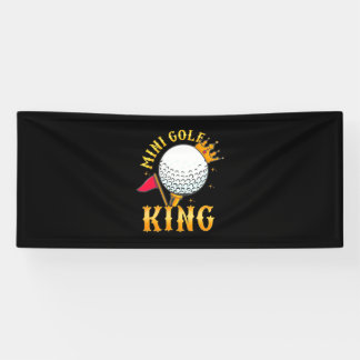 Mini Golf King Banner