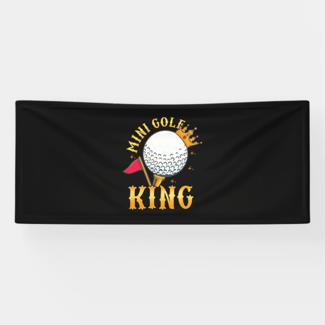 Mini Golf King Banner (Horizontal)