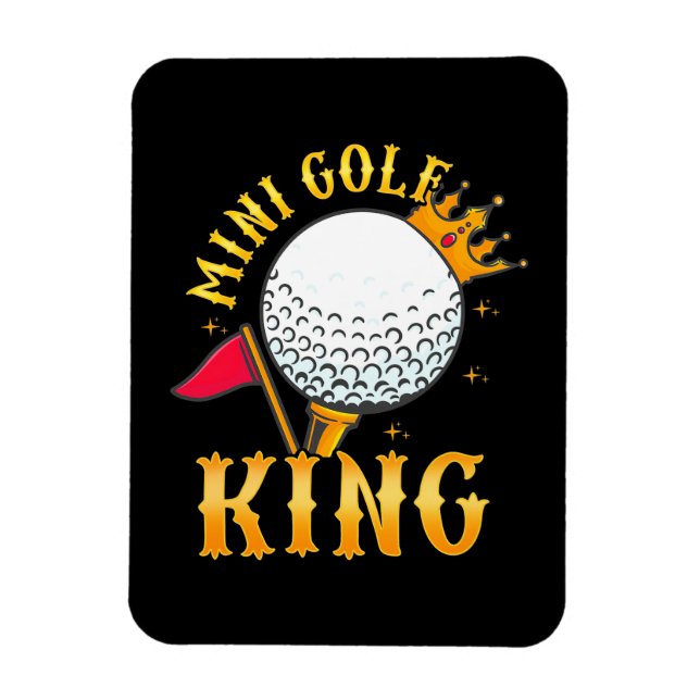 Mini Golf King Magnet (Vertical)