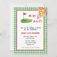Mini Golf & Pizza Kid Birthday party