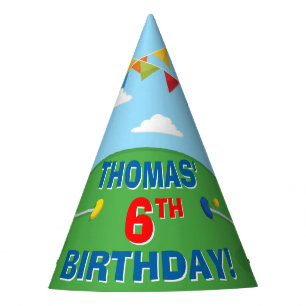 Mini Golf Putt Putt Kids Birthday Party Party Hat