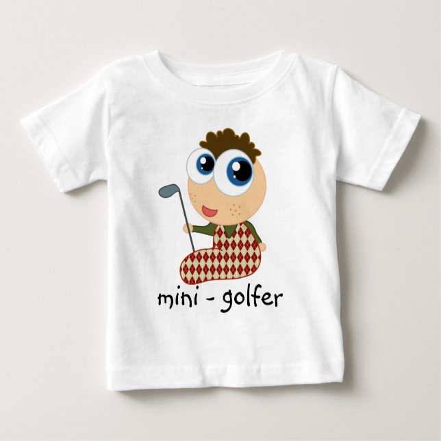 Mini Golfer Kids Golfing T-shirt (Front)