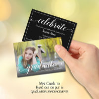 MINI Grad Photo Invitation Cards