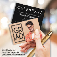 MINI Grad Photo Invitations